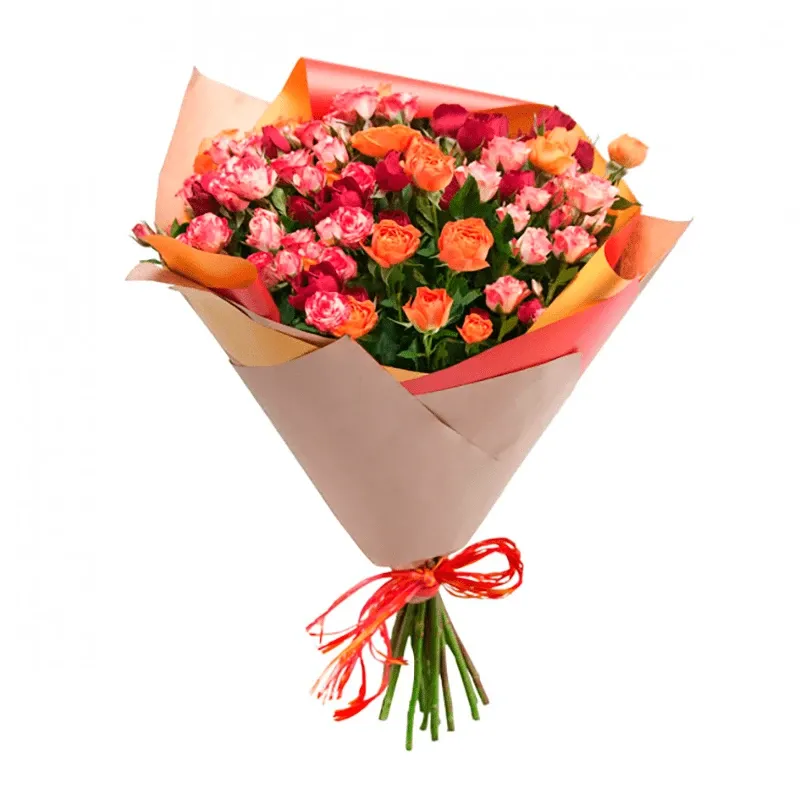 Букет из кустовых роз «Ангельский полёт»