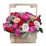 Композиция в ящике Ласковые руки