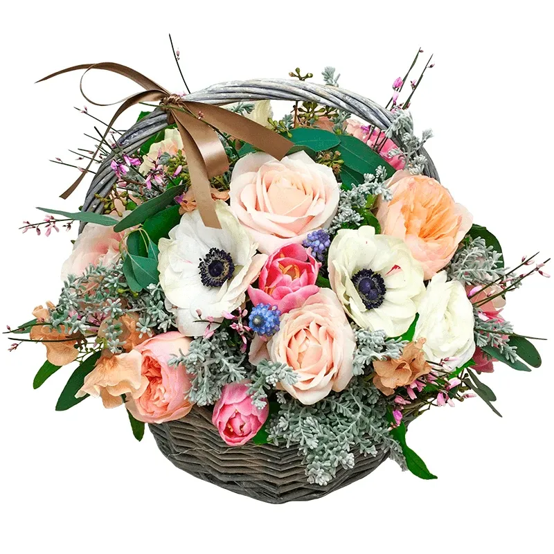 Корзина с цветами Осенний роман